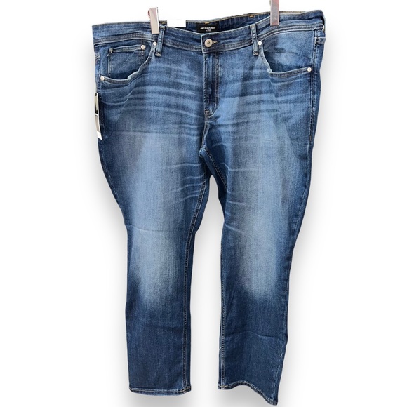 NEW Jack & Jones Classic Slim Straight / Tim Fit Jeans Men’s Big & Tall Sz 44x32 - Picture 2 of 13